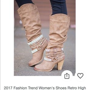 Fashion high heel party boots for winter or fall